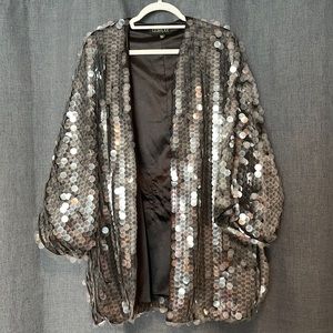 Rave Sequin open jacket/kimono